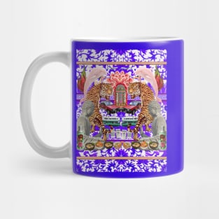 Tigers & Pink Dolphins Bright Purple - Retro Hong Kong Mug